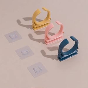 Wall-mounted hair dryer holder toilet multifunctional hair dryer storage rack