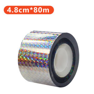 80m Pita Pengusir Burung Pipit Alat Pengusir Burung Di Sawah / Ladang Tali Pita Pengusir Burung