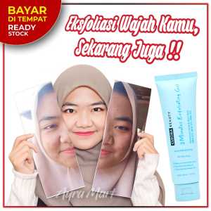[Bayar di Tempat] Eksfoliasi untuk mengangkat sel kulit mati CLEORA 3 MINUTES EXFOLIATING GEL