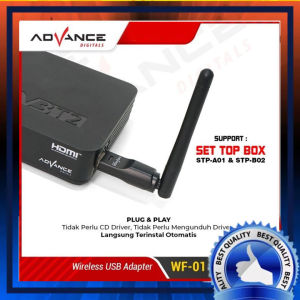( Bayar COD ) Advance Wifi Dongle WF-01 Wifi Receiver Digital STB Advance dan bisa buat Laptop