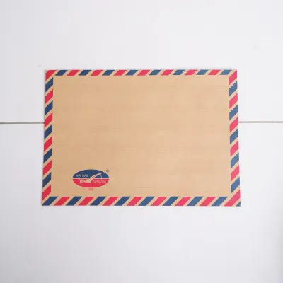 Amplop Coklat 305 Airmail/ Air Mail Tanpa Tali Envelope 17x24cm - 1 Lembar