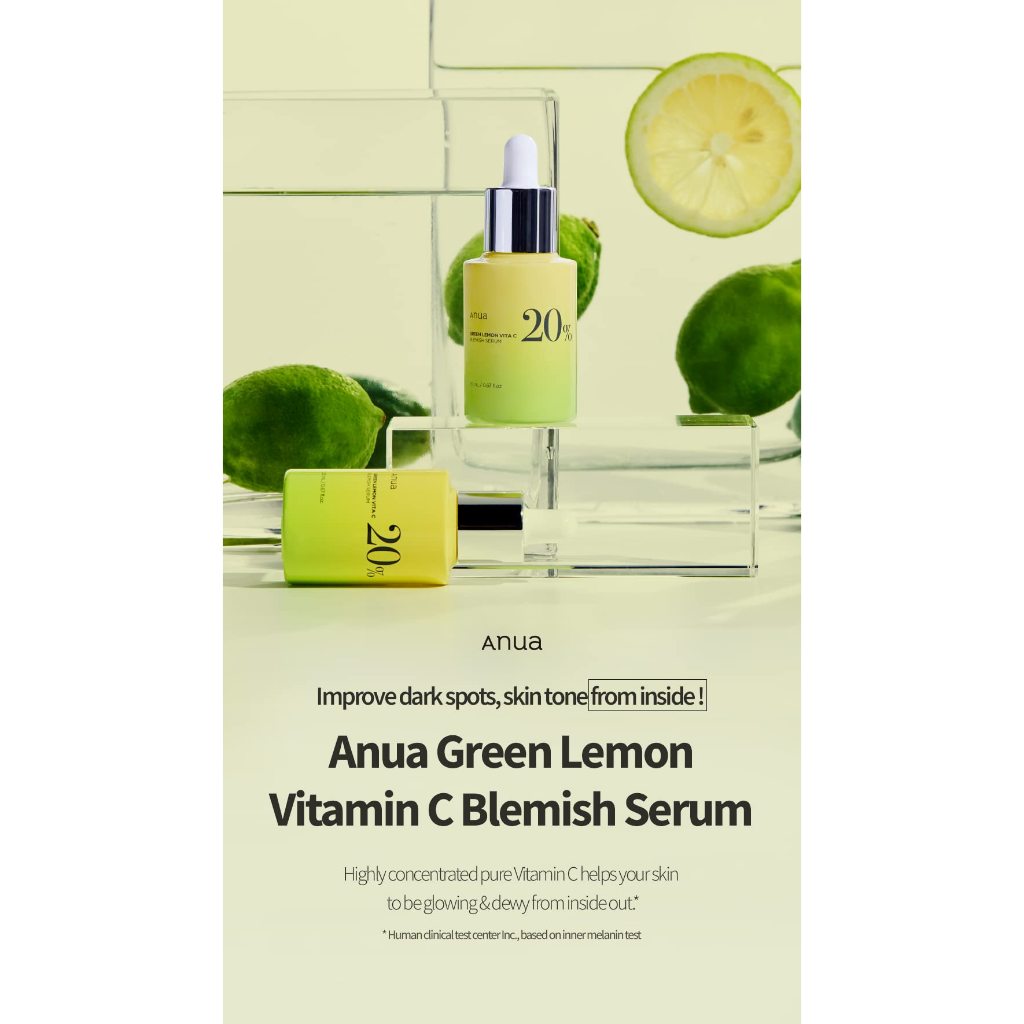 Nuovo siero anti-imperfezioni Anua Green Lemon Vitamina C 20ml_voghion.com