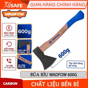 Búa rìu WADFOW chất liệu carbon tay cầm cán gỗ trọng lượng 600-1250g đầu búa rèn thả WMB6306 WMB6312