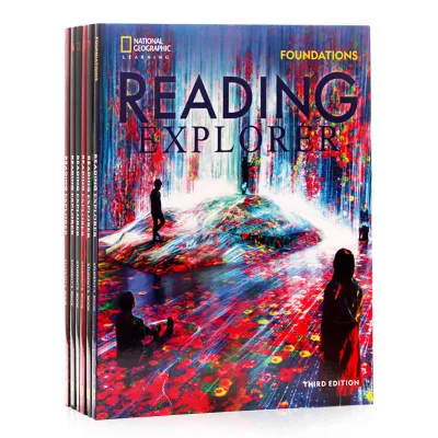 6 ชิ้น/เซ็ต National Geographic English Reading Textbook Reading Explore Third Edition Novel English Book Sets
