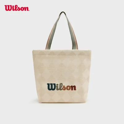 Wilson Technical Knit Tote Tennis Bag Premium Casual Sport Carry Bag Inner Zip Pocket WU00090W002001