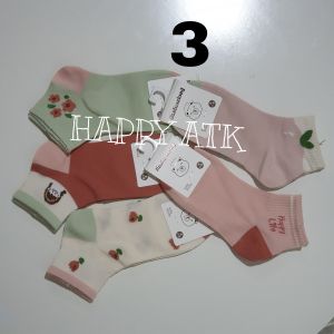 KAUS KAKI / KAOS KAKI LUCU DAN IMUT MOTIF KELINCI PINK SEKOLAH ANAK-ANAK