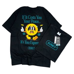 KAOS NEXTIME TSHIRT NEXTIME KAOS PRIA BAJU PRIA KAOS KATUN KAOS OVERSIZE NEXTIME COIN HITAM