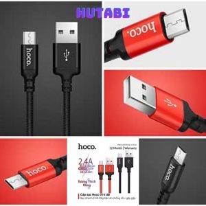 HOCO  DÂY SẠC DÂY DÙ CỔNG SẠC MICRO USB HOCO X14 - HĐH ANDROID Hungzadung_hutabi