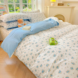 1 Pcs 100% Cotton Floral Print Quilt Cover High Quality Soft Comfortable Duvet Covers French Country Breathable Comforter Cover2026