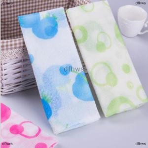 [COD] dfhws Nylon Wash Cloth Towel Beauty Body Skin Exfoliating Shower Bathroom Washing