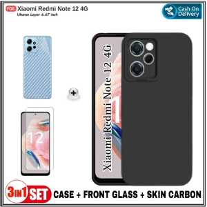 Paket 3in1 Case Xiaomi Redmi Note 12 4G 12 Pro 4G 12 TURBO 10 10T 10 Pro 5G Poco M3 Pro 5G X3 GT 5G