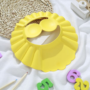Yana Kamote Baby Shower Cap Protect Caps Hat Kids Thing Ear Guard Adjustable Kids Toddler Waterproof Bath Shampoo Cap Bathing