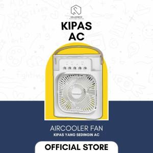 Kipas Angin AC Portable Kipas Pendingin udara penyejuk ruangan Air Cooler mini ac multifungsi portable Humidifier Bladeless Fan