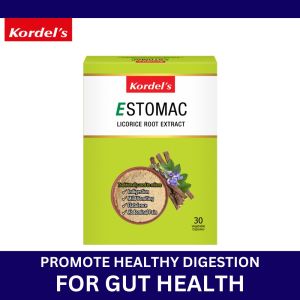 Kordels EStomac Licorice Root Extract GutGard® for Digestive Health Relieve Indigestion Bloating Nausea Daily Gut Support