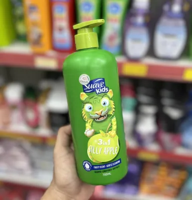 Sữa Tắm Gội Trẻ Em Suave Kids 3 Trong 1 700ml - Không Cay Mắt Thơm Mát & Dịu Nhẹ Cosin Store