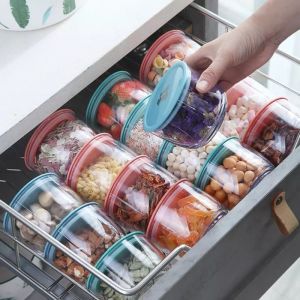 Toples B558 Toples  Toples Kue Permen Snack / Food Storage 330 ML /1 Set 3Pcs 990ml Toples Permen -SC