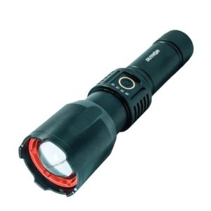 SENTER LED ZOOM DUTRON ARMOR MAX - CAHAYA SUPER TERANG - ZOOM LASER - JARAK JAUH - 3 MODE - ALUMINIUM ALLOY - TYPE-C