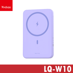 Yoobao LQ-W10 Mini and Portable Wireless Fast Charging 10000mAh Magnetic Power Bank`