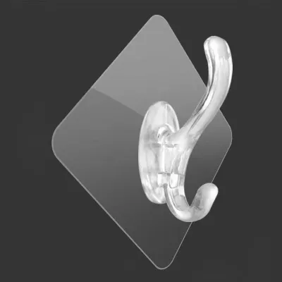 Móc Treo Đồ Dán Tường Siêu Dính Chịu Lực Đa Năng Trong Suốt Miếng Dán-Dùng treo quần áo tiện lợi Phù hợp dán trong nhà bếp phòng tắm buồng ngủ-NIEVE