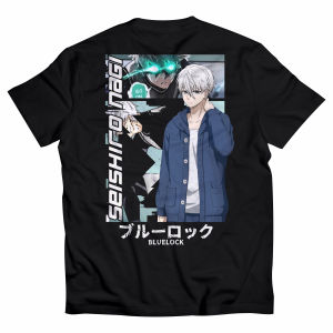 Baju Anime BLUE LOCK SEISHIRO NAGI BL008 Kaos Anime KEREN