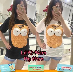 Godwin Collection - Kaos Areana Kaos Wanita Premium Combed 30s Baju Atasan Wanita Bergambar