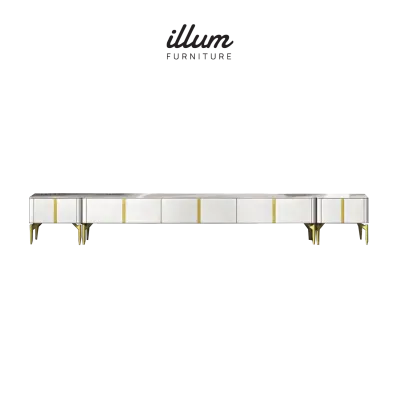 illum Lambeth Tv Console Sintered Stone Top Modern Design