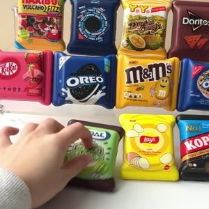 Stress Relief Squishy Coffee Go Strawberry Wafer Kopi Ko Sensory Play Biscuit Fast Rebound Goodie Bag Toy