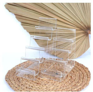 Rak Tempat Lipstik Akrilik Organizer Lipstic Holder Rak Penyimpanan Make Up Display Acrylic Susun