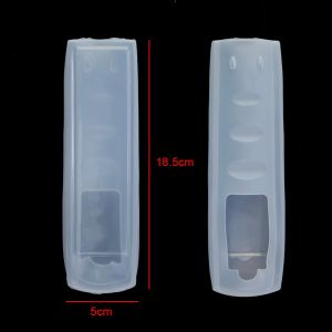 Silicone Remote Control Cover Case Transparent Silicone TV Remote Control Cover Protective Holder Household Accessories