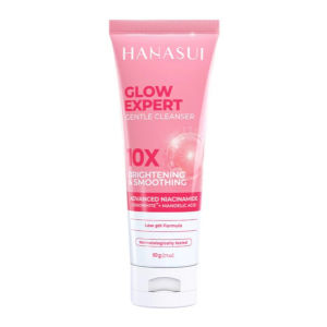 HANASUI Glow Expert Gentle Cleanser 60g Sabun Cuci Muka Foam Pencerah Wajah Kurangi Kusam XX381