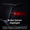 RockBros Bicycle Tail lights Type-C charging Cycling safety Night ride Warning road bike Mountain bike Rear light -Q3 Smart Taillight -Q1 Normal Taillight. 