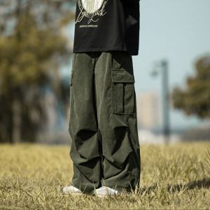 Celana Corduroy Cargo Baggy Loose Pants Gombrang kaki lebar Korduroi Best Quality