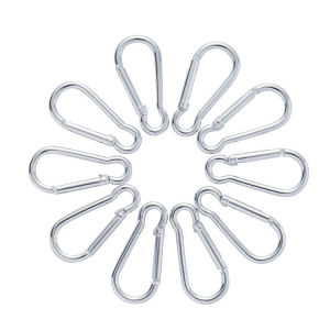 [HCM] Set 10 Móc Khóa Carabiner Chữ D Mini Bằng Hợp Kim Nhôm Tiện Dụng Khi Đi Cắm Trại-Joyee