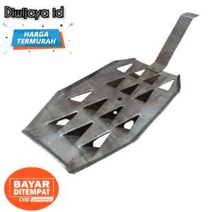 Osrok Rumput Sawah Berbahan Plat Baja Tebal Kuat Dan Awet - Garukan Matun / Garok Pembasmi Gulma Sawah / Alat Pembasmi Rumput Liar Masa Kini - Alat Penyiang Rerumputan Sawah - Alat Penggembur Tanah Perkebunan