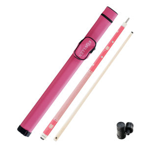 KONLLEN-Pink Billiard Pool Cue Stick Carbon Maple Shaft 11.5mm 12.5mm Tip Technology Carbon Fiber Tube 3*8/8 radial pin