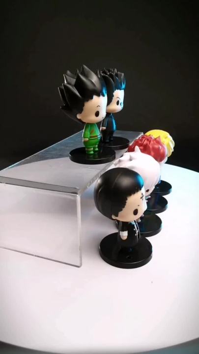 HUNTER×HUNTER Gon Freecss killuo Zoldyck Kurapika Leorio hisoka Chrollo luciffer figures PVC collect doll surprise gift 6 pcsset