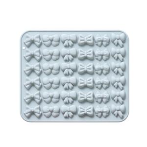 Nơ dễ thương hình dạng bánh Silicone decors khuôn mẫu lý tưởng cho crafting và nướng an toàn và bền cho các dự án sáng tạo