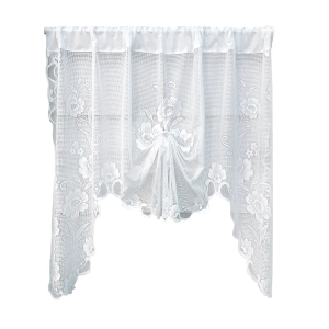 Ren bướm rèm cửa sổ phương pháp điều trị cho phòng ngủ nhà bếp vải polyester thoáng khí tăng cường ambiances trong nhà