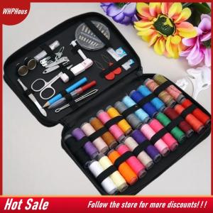 【COD】🔥🔥🔥 86 172pcs Sewing Kit With Threads Needles Scissors Tape Measure Buttons Storage Bag Portable Travel Sewing Box Tools
