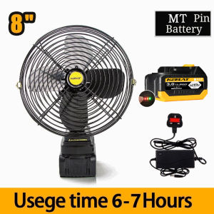 KEELAT Kipas Mini Fan 8 inch 4 Blade Brushed Motor KLF001 Two Gear Portable KLF001