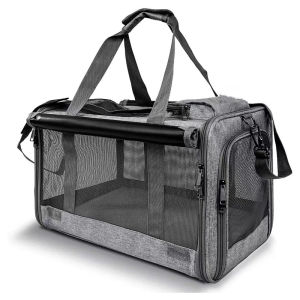 Dog Carrier Bag Soft Side Backpack Cat Pet Carriers Dog Travel Bags Airline Approved Transport