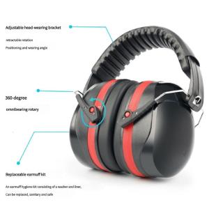Heavy Duty Industrial Safety Ear Defender With Adjustable Headband Noise Control Breathable Padding For Maintenance Task