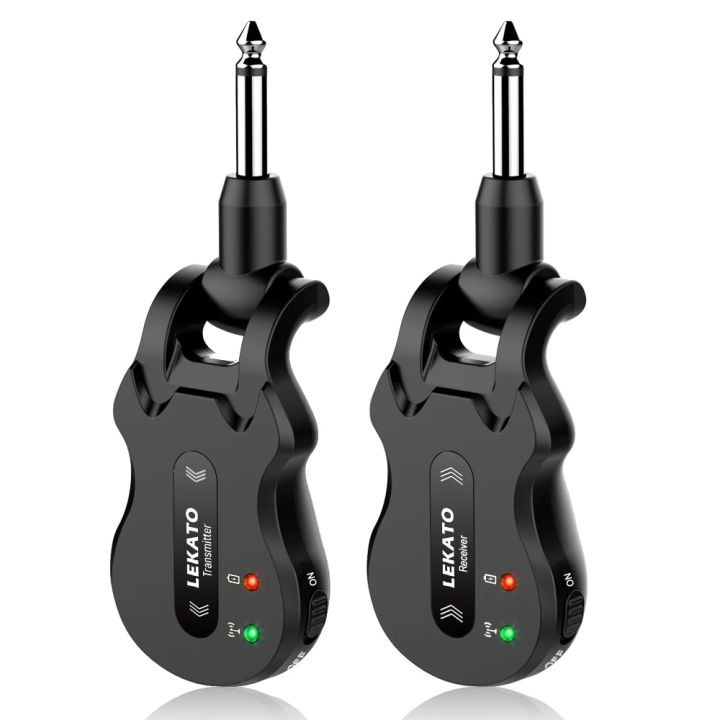 【SupportCod】 Lekato Wireless Guitar System Uhf Rechargeable Guitar