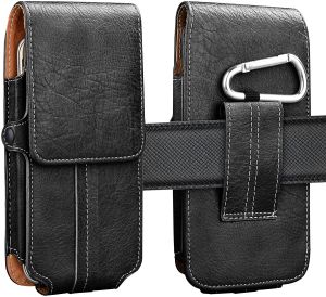 Mobile Phone Holster Waist Bag Leather Belt Clip Holster Cell Phone Pouch Card Holder Case With Belt Clip Wallet