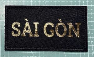 Patch_Velcro in Decal Phản Quang Bạc và Nhũ Vàng Tên 63 Tỉnh Thành dán quần áo Balo