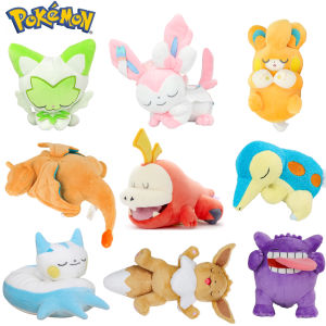 Pokemon Gengar Fuecoco Sylveon Plush Toys Pamo Cyndaquil Altaria Sprigatito Sleeping Doll Anime Games Collection Gifts Birthday2026
