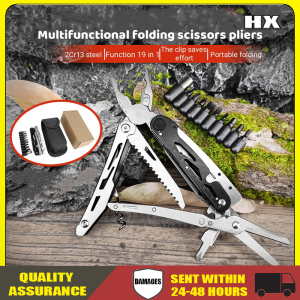 Multitool 12 IN 1 Multi Functional Folding EDC Hand Tool Screwdriver Mini Pliers