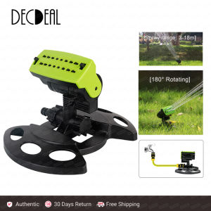 Vòi Tưới Vườn Xoay 180 ° Vòi TướI Cỏ Che Phủ Lớn Có Thể Điều Chỉnh Hệ Thống Tưới Nước Máy Phun Nước Sân Vườn Ngoài Trời Hệ Thống Tưới Vườn
