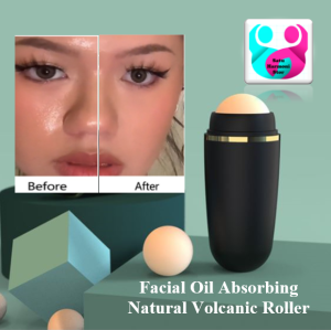 Malaysia Facial Oil Absorbing Natural Volcanic Roller Face Oil Remove Washable Scrollable Ball Penyerap Minyak Muka