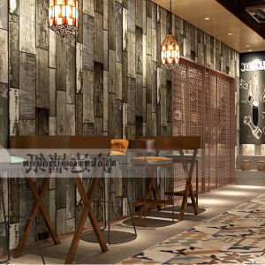 Wallpaper Sticker Dinding Motif Kayu Vintage Warna Panjang 8 Sampai 8Meter x Lebar 45CM